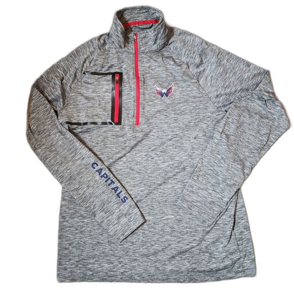 NHL Washington Capitals Quarter-Zip | Men’s Medium | Long Sleeve - Picture 1 of 10